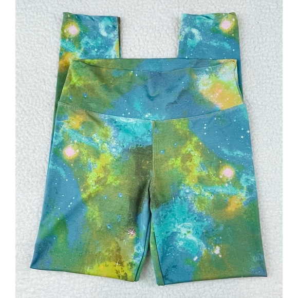 Universe Galaxy Printed High-Waisted Leggings - Picture 1 of 9